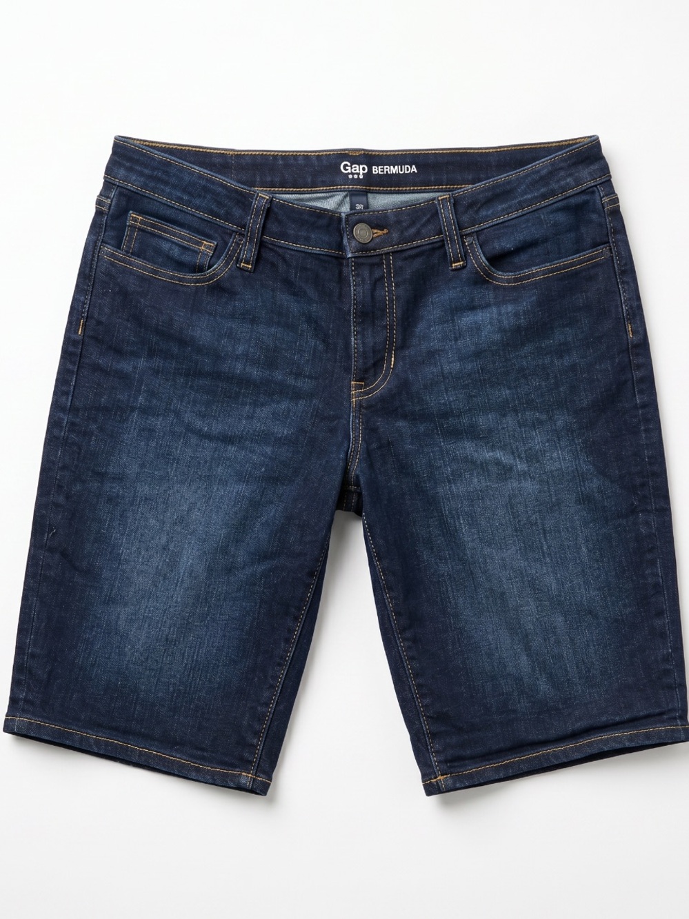 GAP  Navy Denim Bermuda Shorts